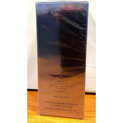 Photo de l’avis officiel: Romeo Gigli Vertigo Woman Parfum — risque: Risque chimique