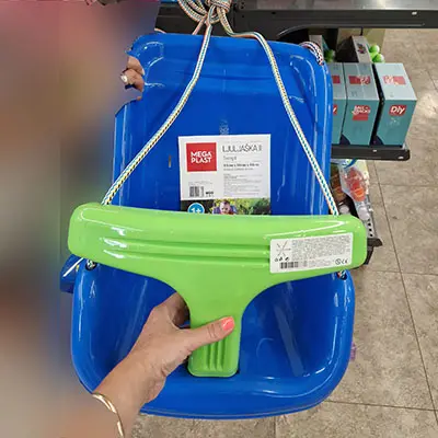 Photo de l’avis officiel: MEGA PLAST Balançoire en plastique — risque: Blessures (SR/00318/26)