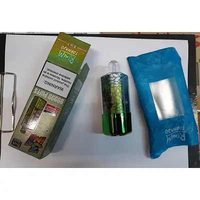 Photo de l’avis officiel: RENdM TORANDO 3iN1; 99999 PUFFS Cigarette électronique jetable — risque: Risque chimique