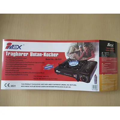 Foto dell’avviso ufficiale: IMEX Tragbarer Butan-Kocher Stufa a gas portatile — rischio: Ustioni