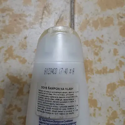 Photo de l’avis officiel: Dove NUTRITIVE SOLUTIONS Daily Moisture Shampooing — risque: Risque chimique