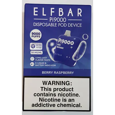 Photo de l’avis officiel: Elfbar BERRY RASPBERRY Cigarette électronique jetable — risque: Risque chimique