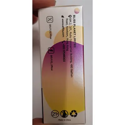 Photo de l’avis officiel: ELFLIQ NIC SALTS Recharge pour cigarettes électroniques — risque: Risque chimique