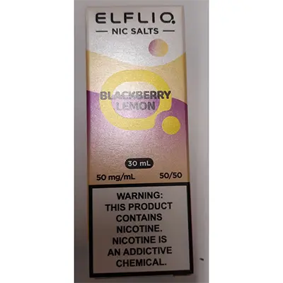 Photo de l’avis officiel: ELFLIQ NIC SALTS Recharge pour cigarettes électroniques — risque: Risque chimique