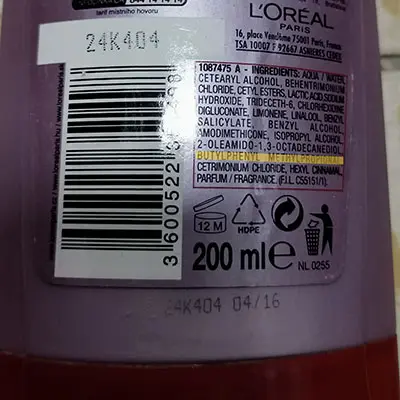 Foto dell’avviso ufficiale: L'ORÉAL PARIS ELSEVE, TOTAL REPAIR EXTREME RENEWING BALM Balsamo per capelli — rischio: Rischio chimico