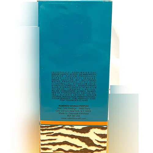 Photo de l’avis officiel: Roberto Cavalli Acqua Gel douche — risque: Risque chimique