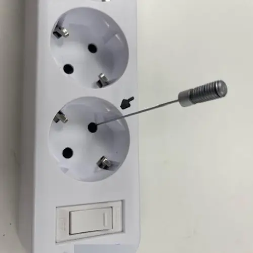 Foto do aviso oficial: JSVER Power strip Chumbo da extensão — risco: Choque elétrico & Incêndio