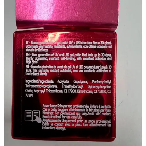 Photo de l’avis officiel: Haidu s1 red Gel vernis à ongles — risque: Risque chimique
