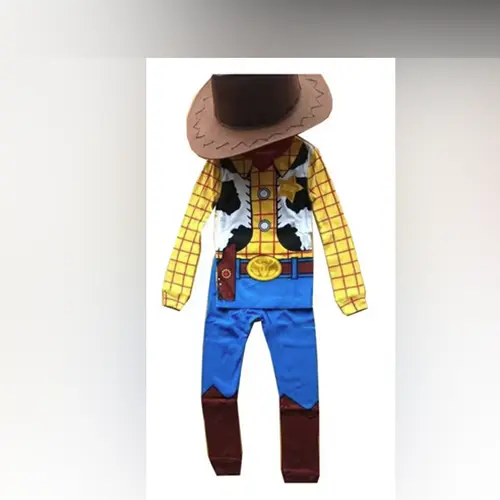 Photo de l’avis officiel: Baby Has WAT 2019 Halloween enfants garçon Woody jeu de rôle Cowboy Costume déguisement Cosplay tissus avec c  — risque: Brûlures & Étouffement