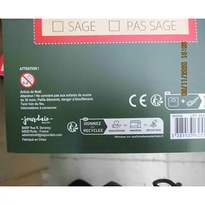 Foto do aviso oficial: JOURDAIN HAPPY LUTINS FARCEURS SAPERLI &amp; POPETTE Boneca — risco: Químico