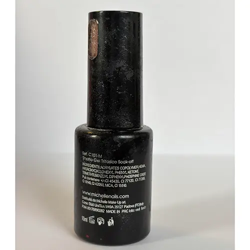 Photo de l’avis officiel: Melissa professional Magic color Gel vernis à ongles — risque: Risque chimique