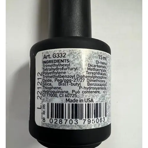 Photo de l’avis officiel: Lisa Galaxy Gel vernis à ongles — risque: Risque chimique