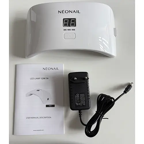 Photo from the official notice: Néonail LED Lamp,12W/36 LED Lamp — electric shock risk