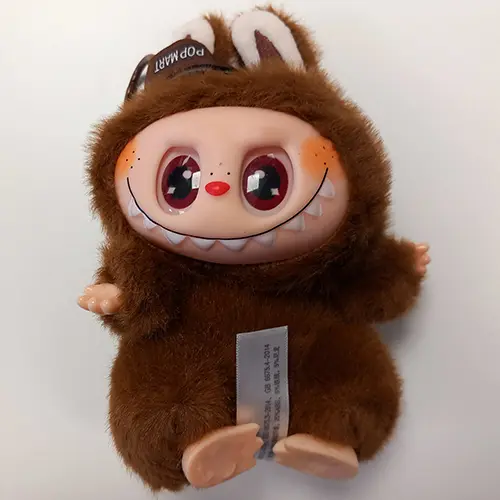 Photo from the official notice: POP MART THE MONSTERS, HAVE A SEAT soft toy — choking risk