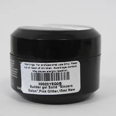 Foto do aviso oficial: Sincero salon Solid builder gel Esmalte para reparação de unhas — risco: Químico