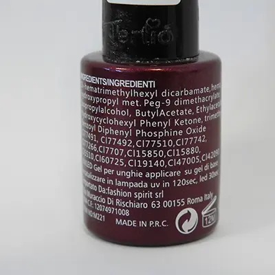 Photo de l’avis officiel: Tertio Smalto gel semipermanente Vernis à ongles — risque: Risque chimique