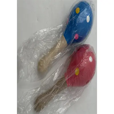Foto do aviso oficial: Baby Music Toys Baby Toys Wooden Kid Child Sand Hammer Chocalho de brinquedo — risco: Engasgamento