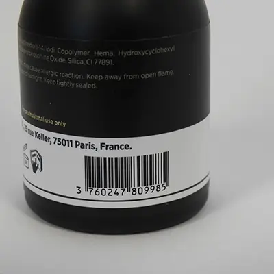 Foto do aviso oficial: Didier lab Top coat Esmalte para reparação de unhas — risco: Químico