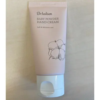 Photo de l’avis officiel: Dr. Hedison Baby Powder Crème pour les mains — risque: Risque chimique