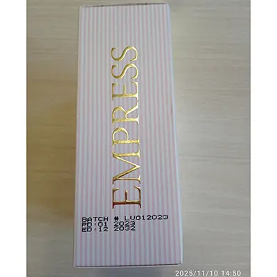 Photo de l’avis officiel: Lotus Valley Empress Eau de toilette — risque: Risque chimique