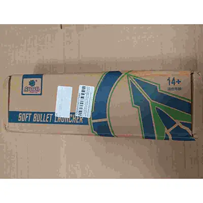 Foto do aviso oficial: Soft Bullet Launcher Jogo da arma do brinquedo — risco: Engasgamento