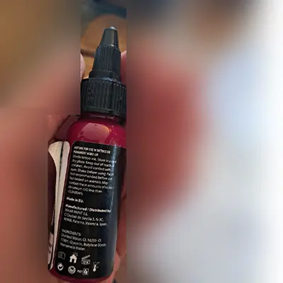 Foto dell’avviso ufficiale: RUBY PORT Inchiostro per tatuaggi — rischio: Rischio chimico