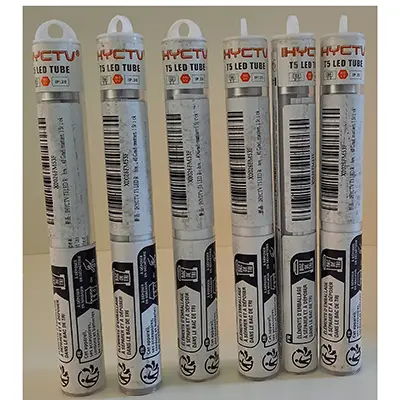 Foto do aviso oficial: IHYCTV T5 LED TUBE Lâmpada LED — risco: Choque elétrico