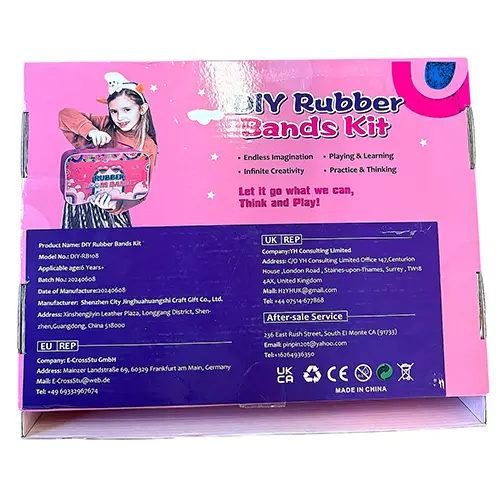 Photo from the official notice: SAUNDAYMOT 18000+ DIY Rubber Band Kit - Loom Bands craft kit — suffocation risk