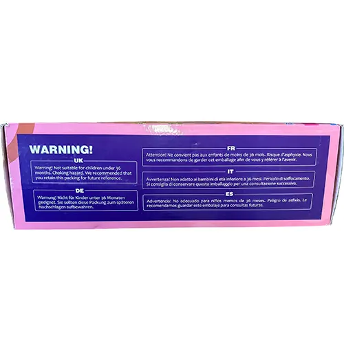 Photo from the official notice: SAUNDAYMOT 18000+ DIY Rubber Band Kit - Loom Bands craft kit — suffocation risk