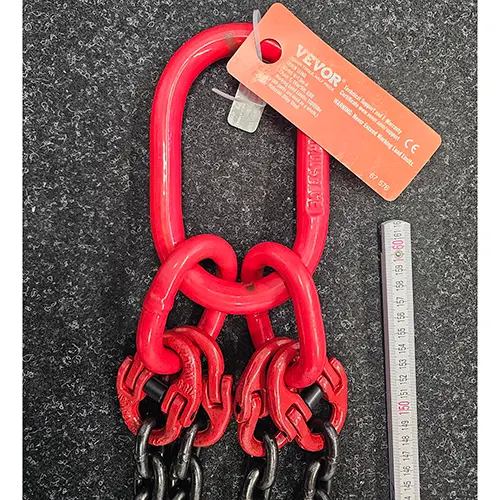 Foto uit de officiële melding: Vevor Chain Sling Kettingslinger — risico: Verwonding (SR/00664/26)