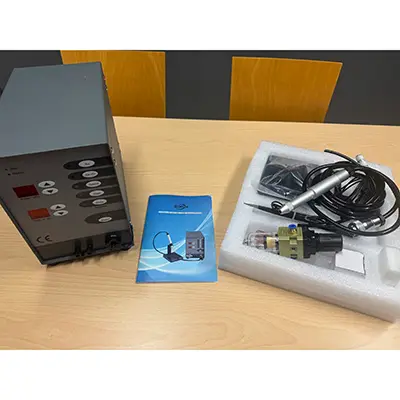 Foto aus der offiziellen Meldung: CHERIKIU Tooltos Jewelry welding machine Punktschweißer — Risiko: Elektrischer Schlag
