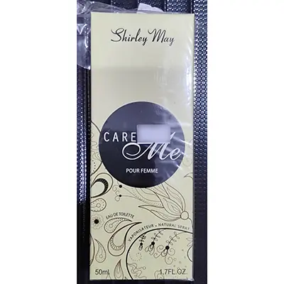 Photo de l’avis officiel: Shirley May CARE Me, POUR FEMME Eau de toilette — risque: Risque chimique