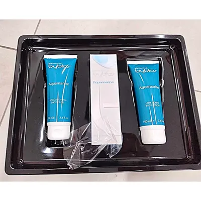 Photo de l’avis officiel: Byblos Aquamarine Ensemble de cosmétiques — risque: Risque chimique