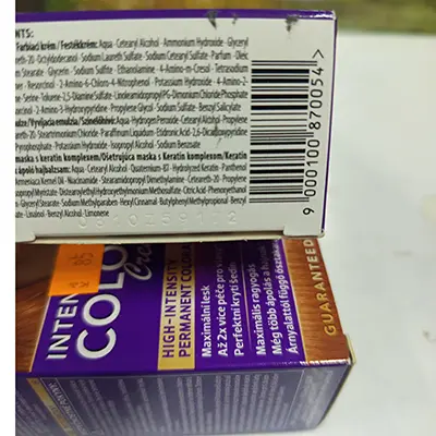 Foto do aviso oficial: Schwarzkopf Palette INTENSIVE COLOR CREME HIGH-INTENSITY, PERMANENT COLORATION Corante capilar — risco: Químico
