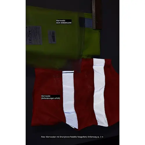 Photo de l’avis officiel: Hitopin Warnweste Gilet de sécurité — risque: Blessures