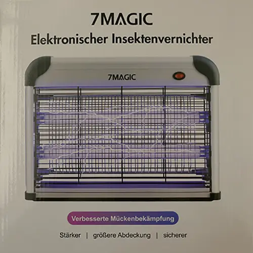 Photo de l’avis officiel: 7MAGIC INSECT KILLER Lampe anti-insectes — risque: Choc électrique