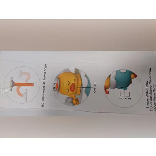 Photo from the official notice: Jouet de bain pour bébé, modèle de canard nuages, jeu d'eau de natation mignon bath toy — chemical risk