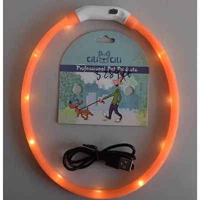 Foto do aviso oficial: Cili Cili-Professional Pet Products Pet led collar Colar para animais de estimação — risco: Queimaduras & Incêndio
