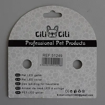 Foto do aviso oficial: Cili Cili-Professional Pet Products Pet led collar Colar para animais de estimação — risco: Queimaduras & Incêndio