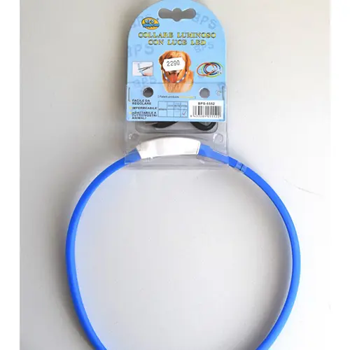 Foto do aviso oficial: BPS Buena Pet Shop COLLARE LUMENOSO CON LUCE LED Colar do cão — risco: Queimaduras & Incêndio