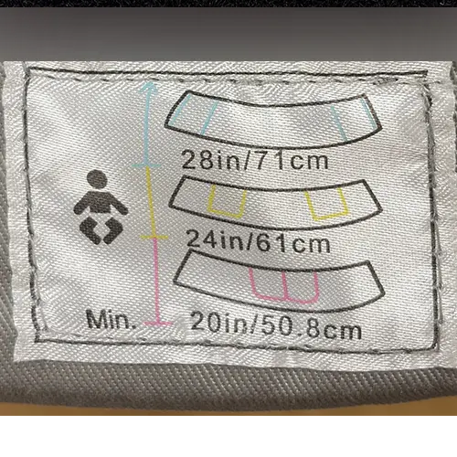 Photo de l’avis officiel: Guangzhou Beiyou BABY SLING Porte-bébé — risque: Blessures