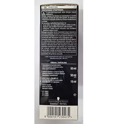 Foto aus der offiziellen Meldung: Schwarzkopf &amp; Henkel SYOSS PROFESIONAL PERFORMANCE PERMANENT COLORATION Haarfärbemittel — Risiko: Chemikalie