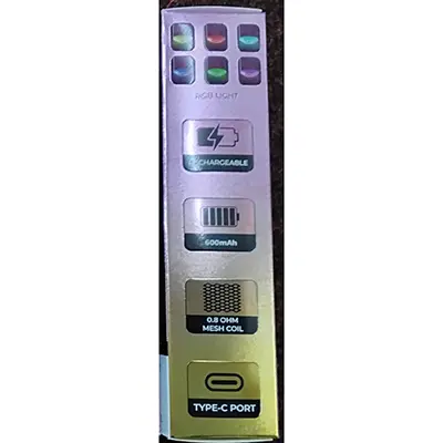 Photo de l’avis officiel: RUNFREE Tornado 50000 puffs Cigarette électronique jetable — risque: Risque chimique (SR/01042/26)