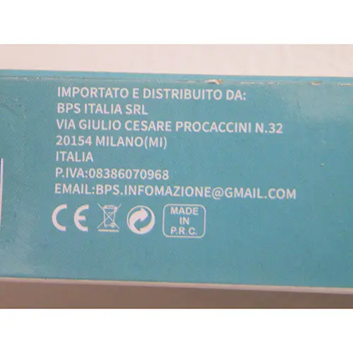 Foto uit de officiële melding: BPS Buena Pet Shop LAMPADA SOMMERBILE PER ACQUARIO” Aquariumlamp — risico: Elektrische schok