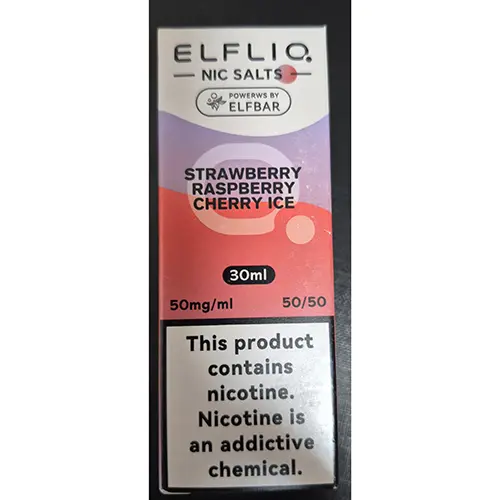 Photo de l’avis officiel: ELFLIQ NIC SALTS Cartouche de cigarette électronique — risque: Risque chimique (SR/01113/26)