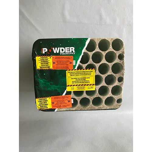 Foto aus der offiziellen Meldung: Powder No. 3 Feuerwerk — Risiko: Verbrennungen & Sehschaden