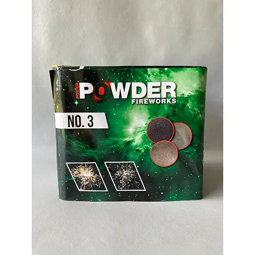 Foto aus der offiziellen Meldung: Powder No. 3 Feuerwerk — Risiko: Verbrennungen & Sehschaden