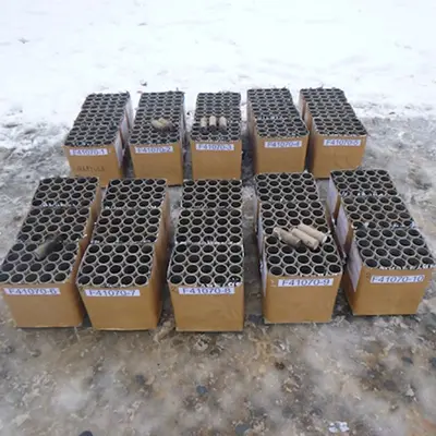 Photo from the official notice: GBV-Weco Vuurwerk B.V. Tarantula fireworks — burns & fire risk