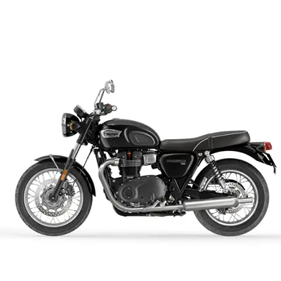 Photo from the official notice: Triumph BONNEVILLE T100, BONNEVILLE T120, STREET SCRAMBLER, STREET TWIN motorcycle — fire risk