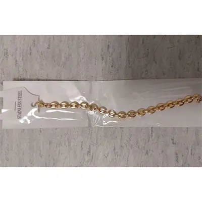 Foto dell’avviso ufficiale: Colliers en chaîne de grains de café en acier inoxydable Bracciale — rischio: Rischio chimico